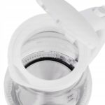 Adler AD 1274 B electric kettle 1.7 L White Transparent 2200 W - imagine 2