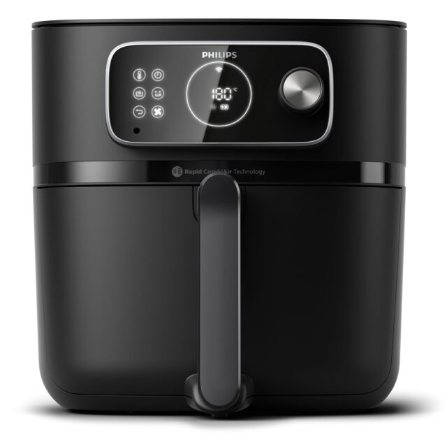 Philips 7000 series HD9876/90 fryer Single 8.3 L Stand-alone 2200 W Hot air fryer Black - imagine 8
