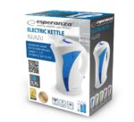 Esperanza EKK018B Electric kettle 1.7 L  White / Blue - imagine 2