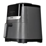 Tefal Easy Fry Silence EY551HE0 fryer Single 5 L Stand-alone Hot air fryer Black  Grey  Stainless steel - imagine 2