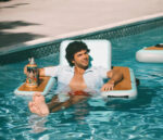 Extralink Inflatable Water Lounger, 122x112x10cm - imagine 3