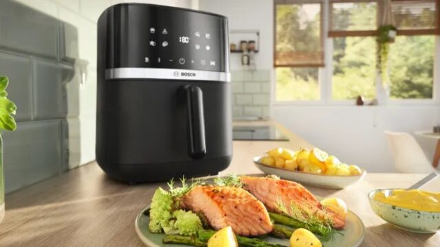 Bosch Serie 4 MAFS2462B fryer Single 6.1 L Stand-alone 2050 W Hot air fryer Black - imagine 2