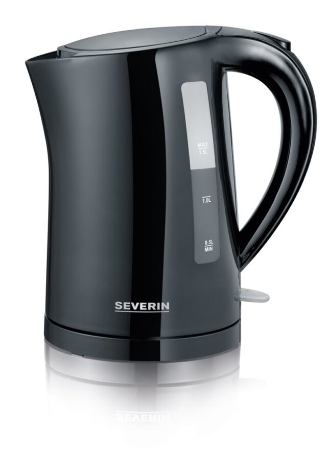Severin WK 3498 electric kettle 1.5 L 2200 W Black - imagine 5