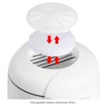 Clatronic FFR 2916 Single 1 L Stand-alone 900 W Deep fryer Grey  White - imagine 4