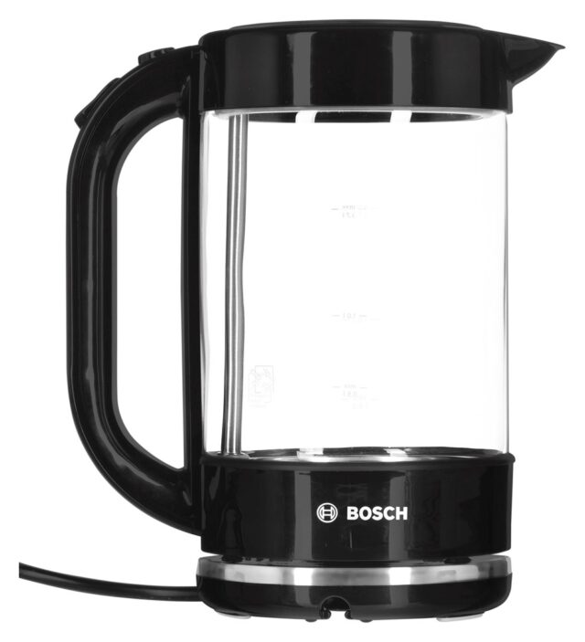 Bosch TWK70B03 electric kettle 1.7 L 2400 W Black  Transparent - imagine 2