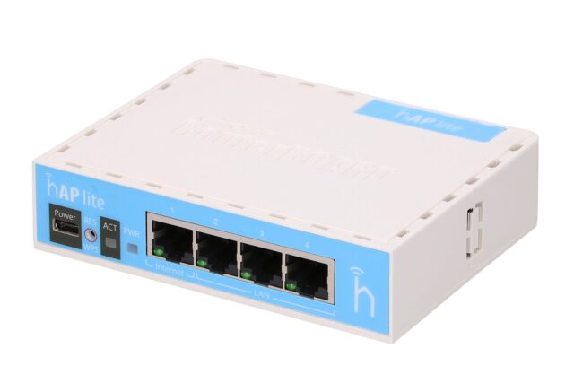 MikroTik hAP lite | WiFi Router | RB941-2nD, 2,4GHz, 4x RJ45 100Mb/s - imagine 4