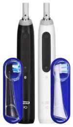 Braun Oral-B iO5 Duo Matt Black/Quite White electric toothbrush - imagine 2