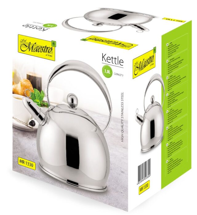 Non-electric kettle Maestro MR-1330 Silver 3.0 L - imagine 3