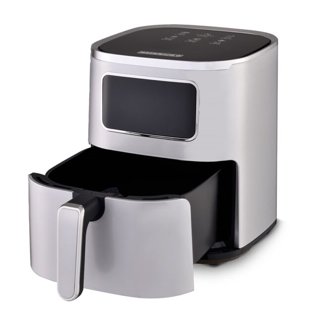 Heinrich‘’s HFR 8216 Hot air fryer 5.0 l 1450 W Silver - imagine 3