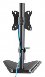 Manhattan Desk Mount for TV & Monitors  Stand Assembly  Tilt/Swivel/Rotation  For screens 10  to 27   VESA compatability: 75x75 and 100x100mm - check the dimensions of the four mounting holes on back of screen to ensure it fits  Max 7kg  Black  Brack - imagine 6