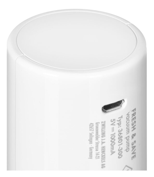 ZWILLING FRESH & SAVE 36801-300-0 Vacuum pump 19 cm White - imagine 5