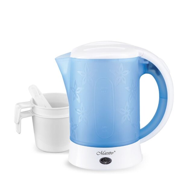 Feel-Maestro MR010 electric kettle 0.6 L Blue  White 600 W - imagine 7