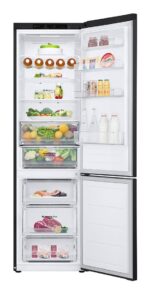 LG GBV3200DEP fridge-freezer Freestanding 387 L D Black - imagine 3