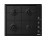 Candy CHW6LBB Black Built-in 60 cm Gas 4 zone(s)