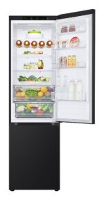 LG GBV3200DEP fridge-freezer Freestanding 387 L D Black - imagine 2