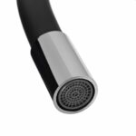 PYRAMIS 090919638 kitchen faucet Black  Chrome - imagine 5