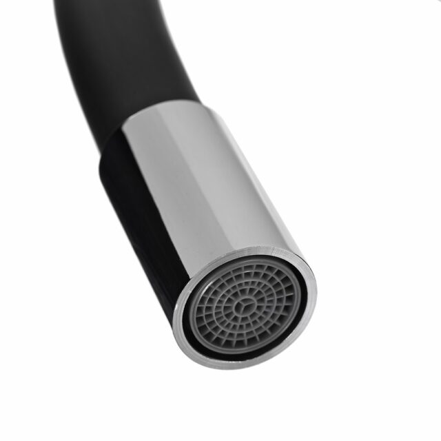 PYRAMIS 090919638 kitchen faucet Black  Chrome - imagine 5