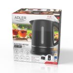 ADLER 1385B BLACK WHITE ELECTRIC KETTLE - imagine 7