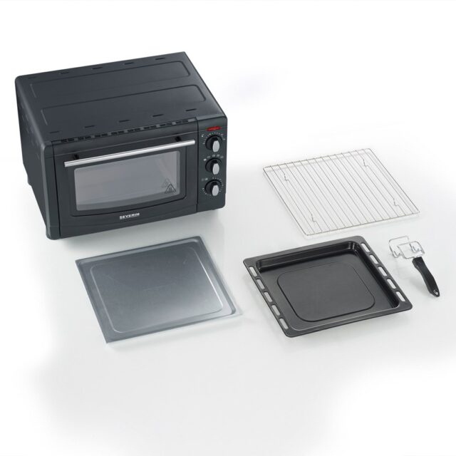 Severin TO 2067 toaster oven 20 L 1500 W Black Grill - imagine 9