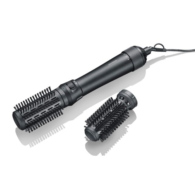 Severin WL 0241 hair styling tool Hot air brush Warm Black 1000 W 1.8 m - imagine 9
