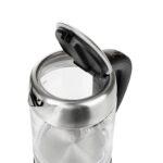 Adler AD 1247 NEW electric kettle 1.7 L Hazelnut Stainless steel Transparent 2200 W - imagine 3