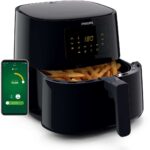 Philips Essential HD9280/70 fryer Single 6.2 L 2000 W Deep fryer Black  Silver - imagine 2