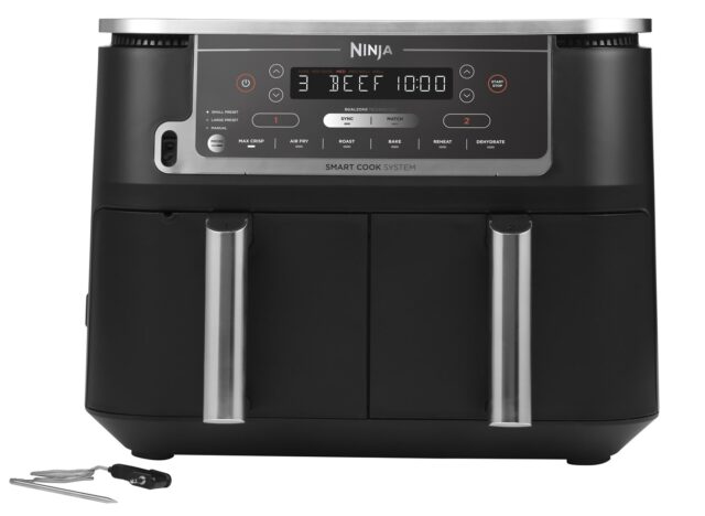Ninja AF451EU fryer Single 9.5 L 2470 W Hot air fryer Black - imagine 3