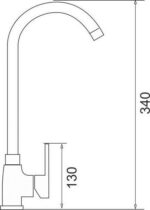 Kitchen faucet PYRAMIS BELLO PLUS black - imagine 2