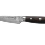 Paring Kohersen Elegance Ebony Wood Vegetable cutter Damascus steel 8 9 cm