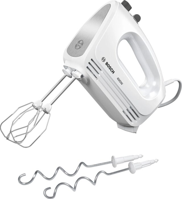 Bosch CleverMixx MFQ24200 400 W Hand Mixer  White - imagine 2