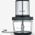 Severin KM 3867 electric food chopper 1 L 400 W Black  Silver  Transparent