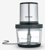 Severin KM 3867 electric food chopper 1 L 400 W Black  Silver  Transparent