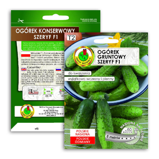 PNOS Nasiona na taśmie | Ogórek Gruntowy Szeryf F1 | Taśma 6m - imagine 9