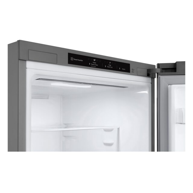 LG GBV3200DPY fridge-freezer Freestanding 387 L D Metallic  Silver - imagine 3