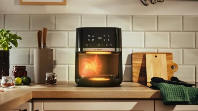 Bosch Serie 4 MAFS2462B fryer Single 6.1 L Stand-alone 2050 W Hot air fryer Black - imagine 3