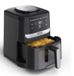 Tefal Easy Fry Silence EY5568E0 fryer Single 5 L Stand-alone Hot air fryer Black  Stainless steel - imagine 3