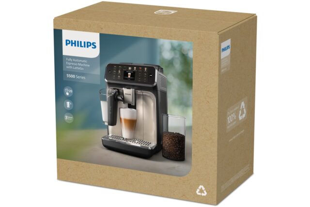 Philips 5500 series EP5545/70 coffee maker Fully-auto Espresso machine 1.8 L - imagine 6