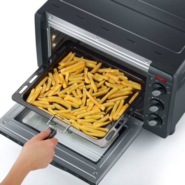 Severin TO 2067 toaster oven 20 L 1500 W Black Grill - imagine 5