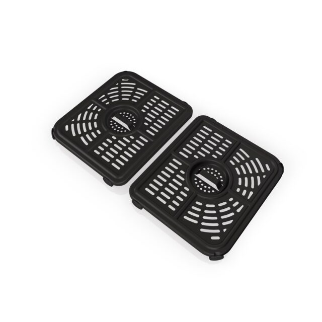 Ninja AF500EU fryer Double 10.4 L Stand-alone 2470 W Hot air fryer Black  Stainless steel - imagine 7