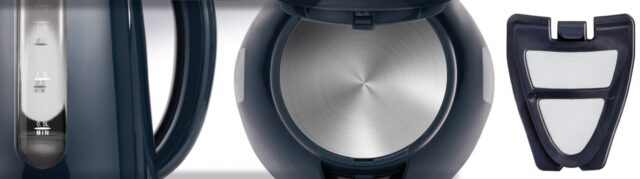 MPM MCZ-85/G1 electric kettle 1.7 L 2200 W Black - imagine 3