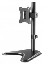 Manhattan Desk Mount for TV & Monitors  Stand Assembly  Tilt/Swivel/Rotation  For screens 10  to 27   VESA compatability: 75x75 and 100x100mm - check the dimensions of the four mounting holes on back of screen to ensure it fits  Max 7kg  Black  Brack