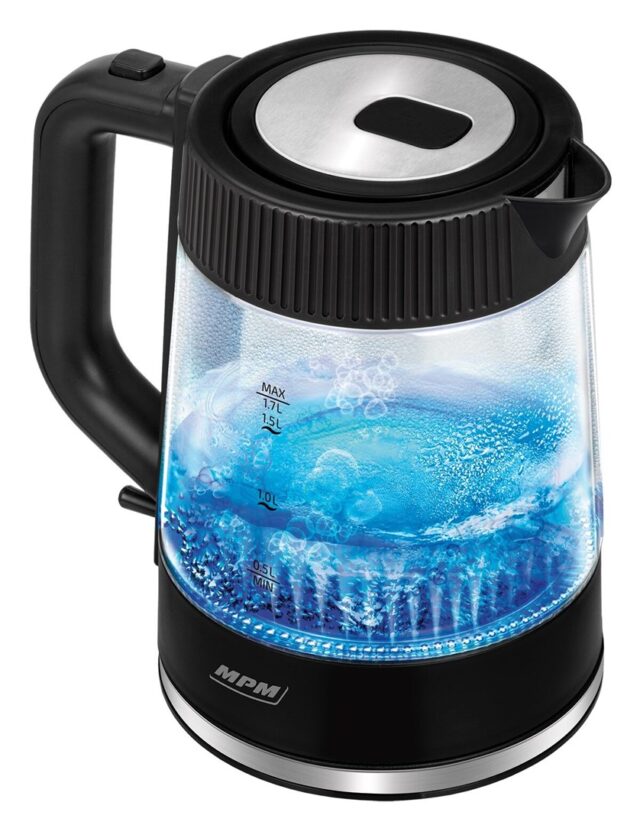 CORDLESS GLASS KETTLE MPM MCZ-117 - imagine 2