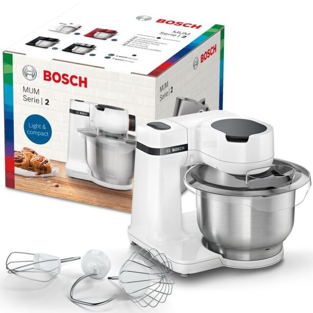 Bosch Serie 2 MUM food processor 700 W 3.8 L White - imagine 2