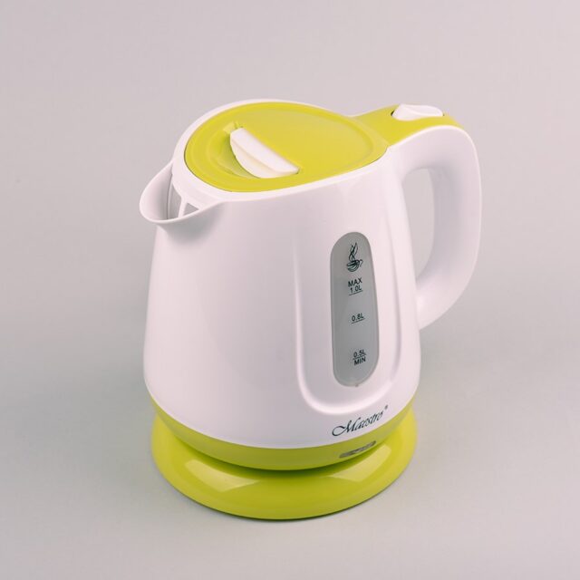 Feel-Maestro MR013 green electric kettle 1 L 1100 W Green  White - imagine 2