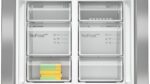 Bosch Serie 4 KFN96VPEA side-by-side refrigerator Freestanding 605 L E Stainless steel - imagine 6