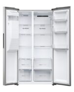 Haier SBS 90 Serie 5 HSR5918DIMP Free-standing double-sided fridge-freezer combination 511 l D Platinum  stainless steel - imagine 3