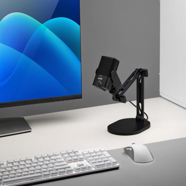 RODE DS2 - compact desk stand for microphones  cameras  smartphones  lighting - imagine 4