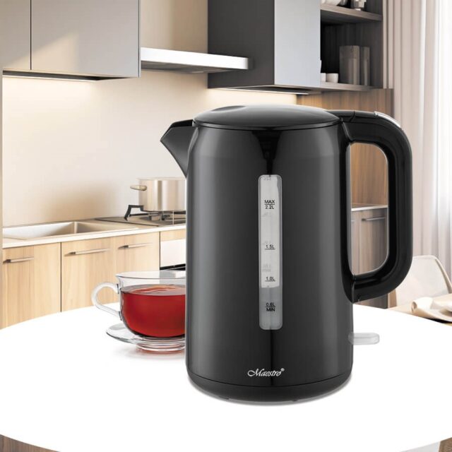 Maestro MR-022 electric kettle 2.2 L 2200 W (MR-022-BLACK) Black - imagine 2