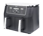Ninja AF400EU fryer Double 9.5 L Stand-alone 2470 W Hot air fryer Black - imagine 2