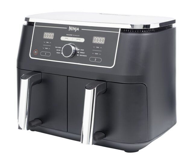 Ninja AF400EU fryer Double 9.5 L Stand-alone 2470 W Hot air fryer Black - imagine 2